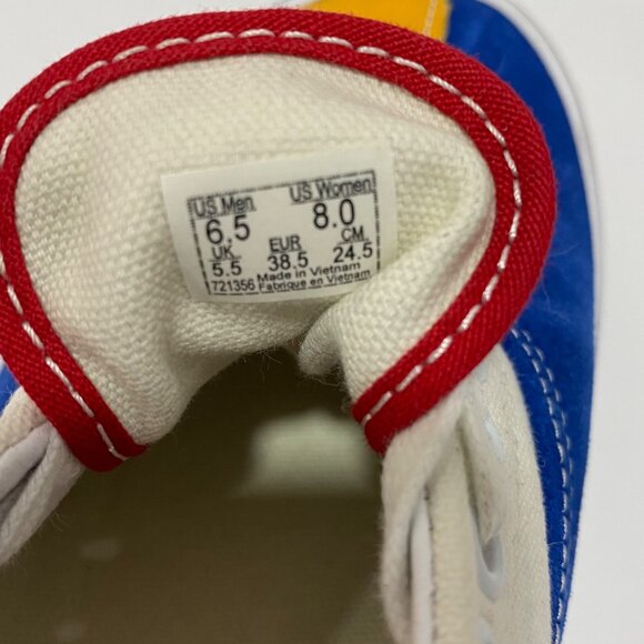 Vans Era Patchwork Multi Colorblock Skateboard  Mens 6.5/size 8 women -5.5 Retro - Picture 10 of 11